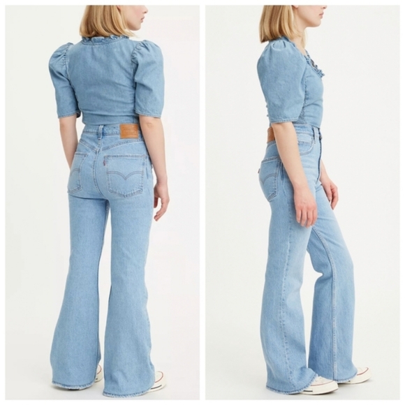 Levi's 70s High Rise Flare Jeans Marin Babe - Picture 5 of 10